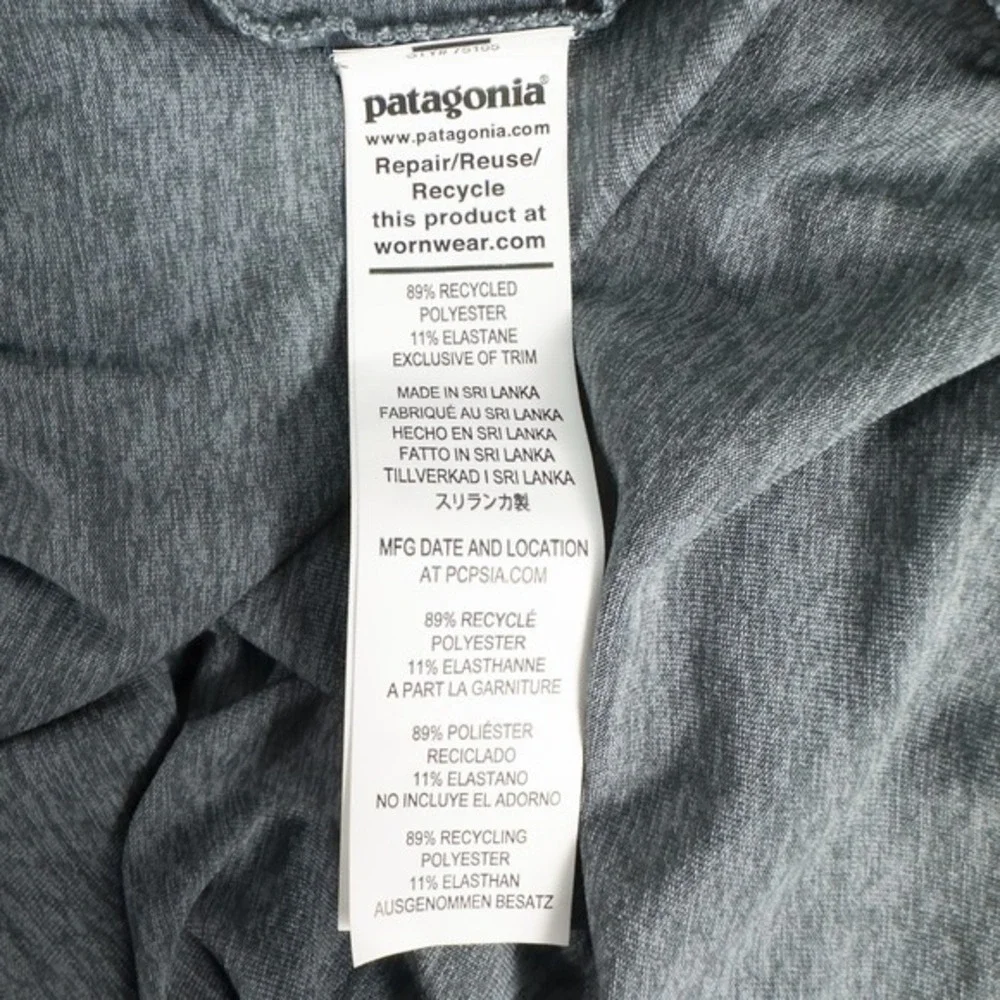 Patagonia Seabrook‎ Jumpsuit Womens Small Plume Grey Athleisure Minimalist 75105
